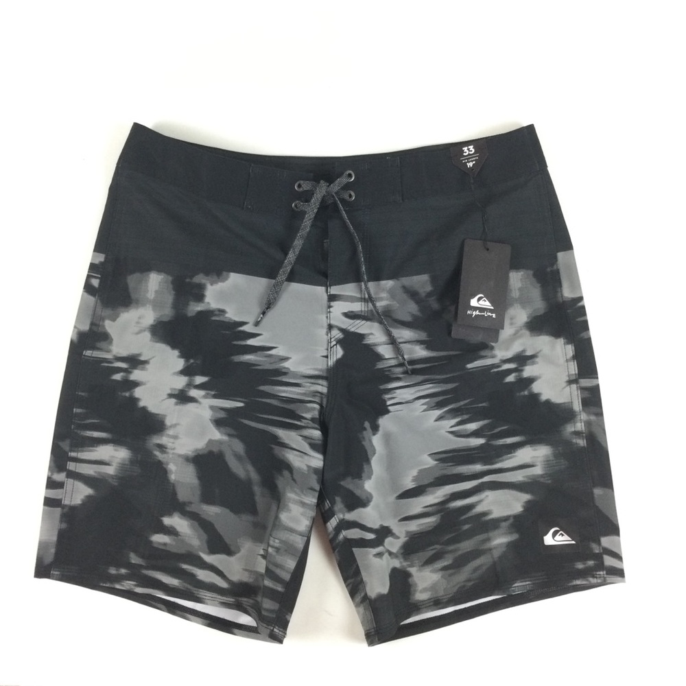 QUIKSILVER NWT Men’s V Marcher 19” Board Shorts Black Waist 33